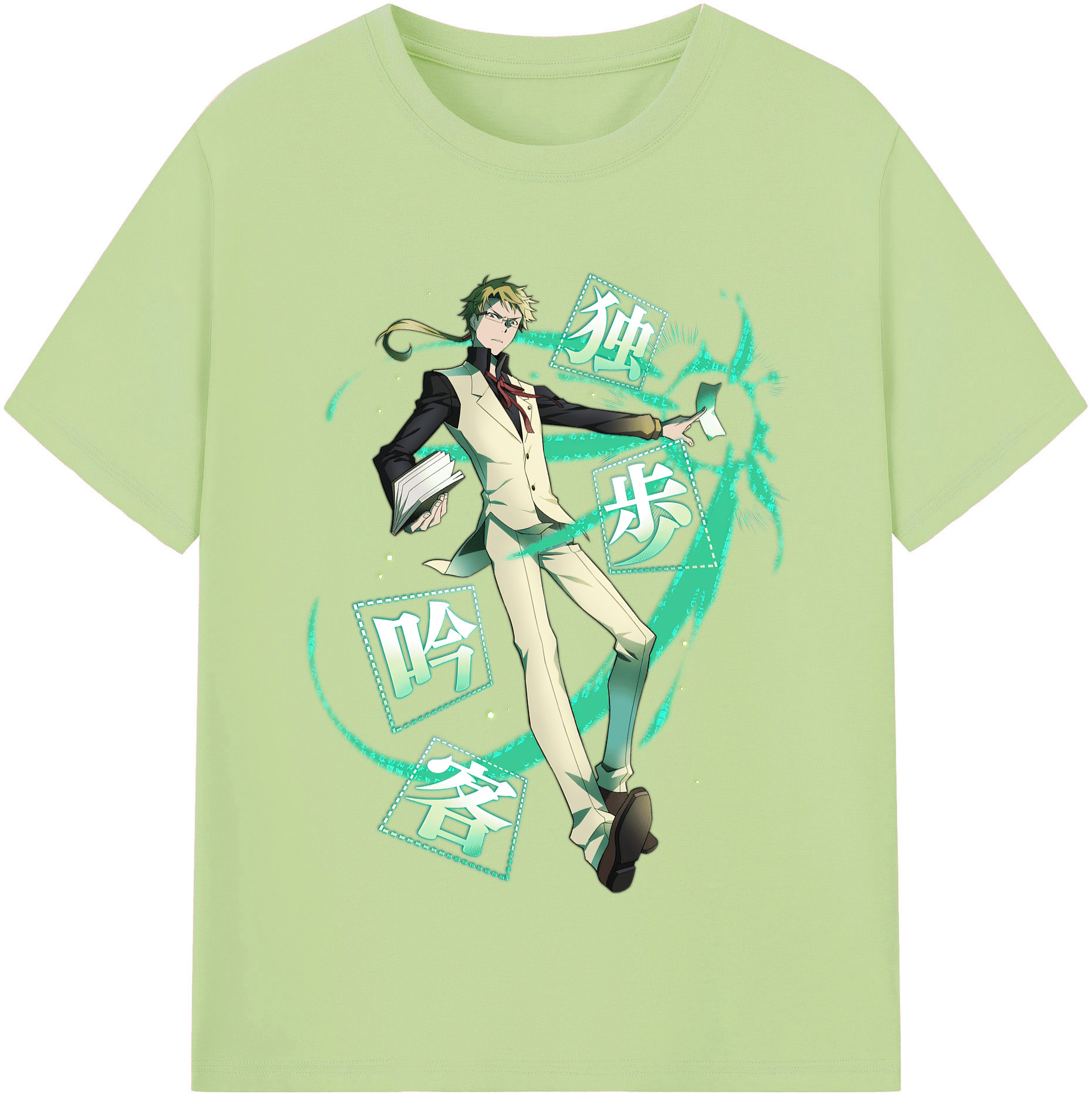 （画像用） 文豪ストレイドッグス Bungo Stray Dogs 綿100％半袖Tシャツ（フロントプリント）